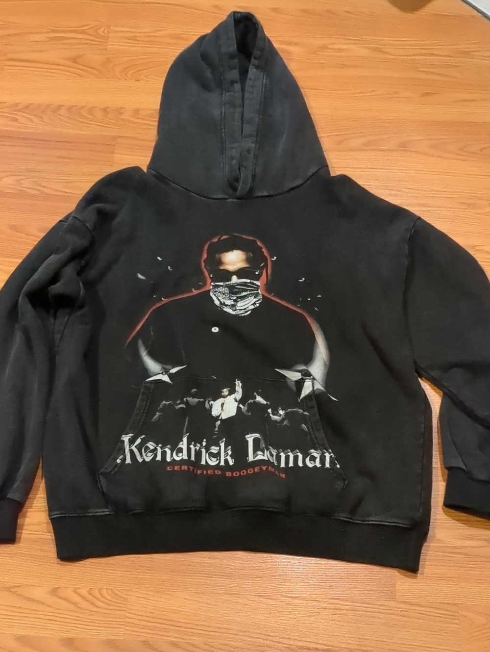 Kendrick Lamar Certified Boogeyman Not Like Us Vintage Wash Hoodie